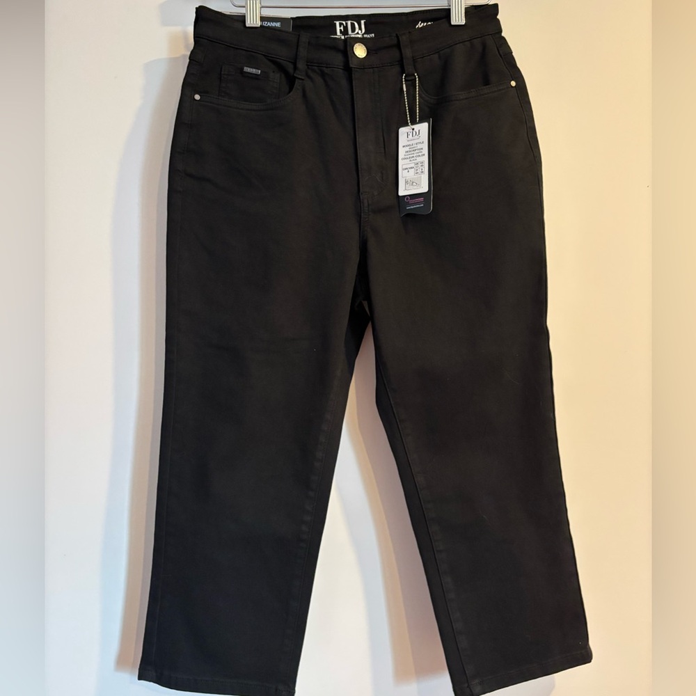 FDJ Black Cropped Women's Jeans